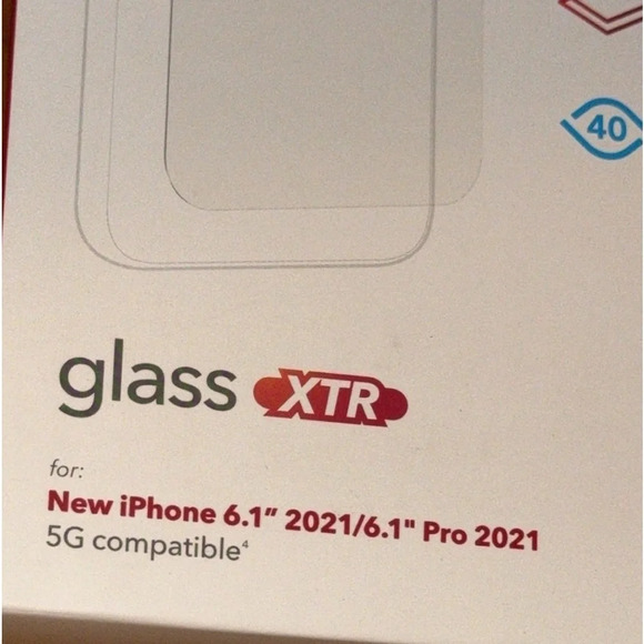 NIB ZAGG INVISIBLE SHIELD iPhone Screen Protector iPhone 6.1" 2021/6.1" Pro 2021 - Picture 5 of 5